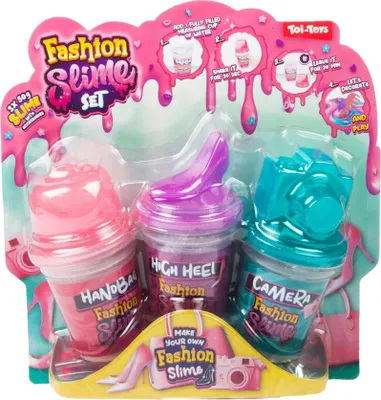 Produktbild von Toi-toys Flauschiges Schleim-Set, Mode mit Accessoires