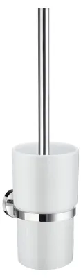 Produktbild von Smedbo HOME - WC-Bürste mit Behälter, Chrom poliert/Porzellan. Höhe 380 mm. HK333P
