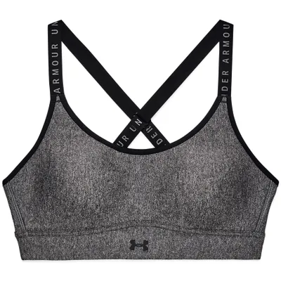 Obrázok produktu pre UNDER ARMOUR Infinity Mid Heather Cover športová podprsenka pre ženy 019 - charcoal light heather/black/black S