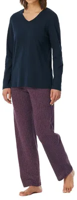 Produktbild von uncover by Schiesser - Nightwear - Schlafanzug (42 Blau)
