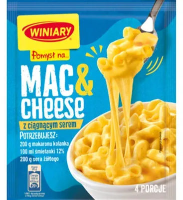 Obrázek produktu pro Winiary těstoviny se sýrem 28 g