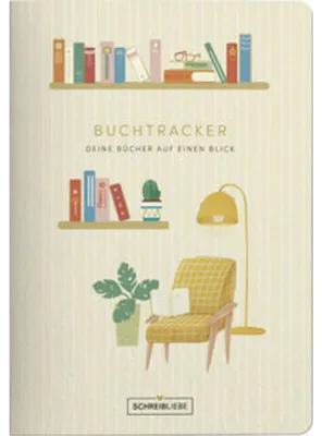 Obrázok produktu pre Buchtracker DIN A5 aus nachhaltigem Premiumpapier mit Goldveredelung, 72 Seiten für Autor, Lesedatum, Bewertung, Zitate