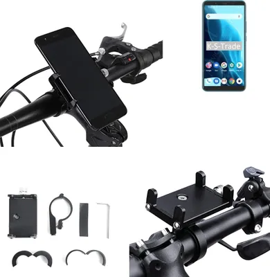 Produktbild von K-S-Trade Handyhalterung für das Fahrrad kompatibel mit Cubot Note 9 Halter Lenkstange Fahrradhalterung Motorrad Bike Mount Befestigung Smartphone