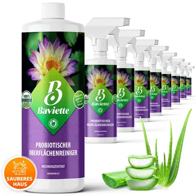 Produktbild von Baviette Oberflächenreiniger Konzentrat 500 ml – mit Mikroorganismen für Haushalte mit Kindern & Haustieren