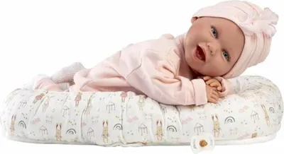 Produktbild von Llorens Mimi Lächelt Zukünftige Künstlerin Babybett Puppe 42 Cm Rosa  Rosa One Size