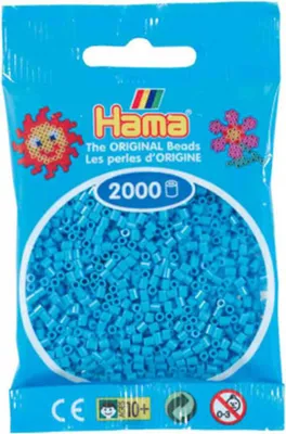 Produktbild von HAMA 501-49 Mini Perlen im Beutel - Pastell-Azurblau