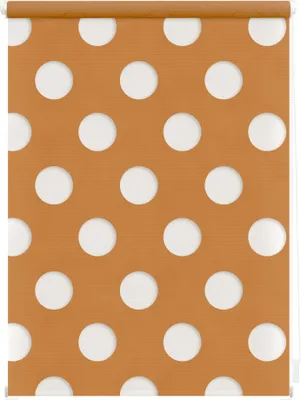 Produktbild von Lichtblick Duo Rollo Kreis Klemmfix, ohne Bohren Orange, 150 cm, 110 cm x 150 cm (B x L)