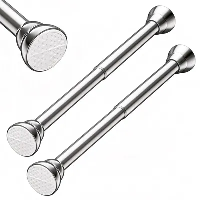 Produktbild von Kleiderstange ausziehbar, 33-50 cm, teleskopisch, ohne Bohren, für Gardinen