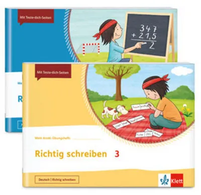 Produktbild von Mein Anoki-Übungsheft - Paket Richtig schreiben / Richtig rechnen 3