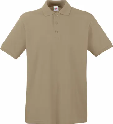 Produktbild von Fruit Of The Loom Premium Herren Polo-Shirt, Kurzarm BC1381 (3XL) (Khaki)