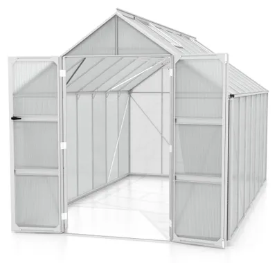 Produktbild von Vitavia Gewächshaus "Domus 11500" aluminium 11,5 m² 4 mm HKP