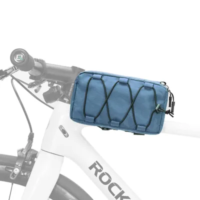 Produktbild von ROCKBROS Fahrrad Rahmentasche Oberrohrtasche 1L Rahmentasche Rennrad MTB Tasche Blau
