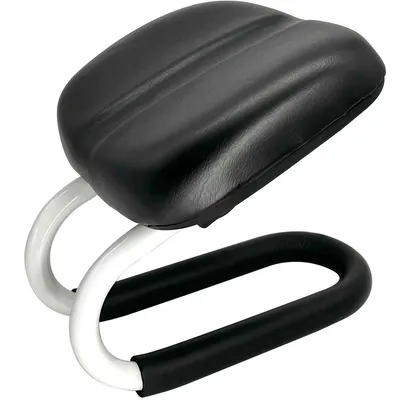 A product shot of a meditation stool.