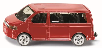 Immagine prodotto di siku 1070, VW Multivan, metallo/plastica, rosso, portellone posteriore apribile, gancio di traino