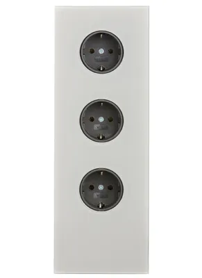 Immagine prodotto di Presa di corrente in cucina con presa USB, presa combinata a 3 vie con vetro