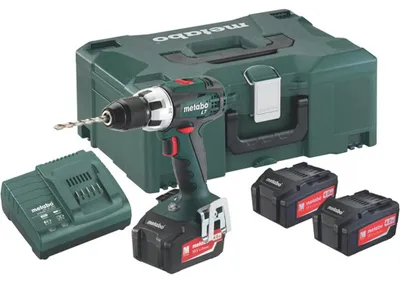 Produktbild von Metabo BS 18 LT, Handbohrmaschine, Bohren, Schraubendrehen, Schwarz, Grün, 3,8 cm, 1,3 cm, 60 Nm