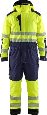 Produktbild von Blakläder High Vis Winter Overall 6725, Farbe:High Vis Gelb/Marineblau, Größe:M