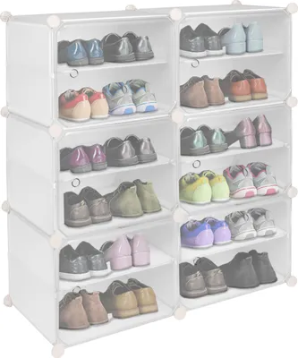 Produktbild von Modularer Schuhschrank PETRA weiß