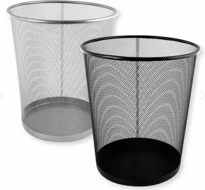 Produktbild von STYLEX Papierkorb Metall 2fach sortiert