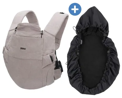 Image de Porte-bébé Fillikid & protection contre les intempéries Natural à partir de 3,5 kg