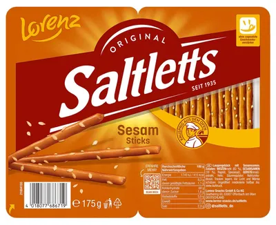 Immagine prodotto di Lorenz 335959 Lorenz Saltletts Sesam 175g