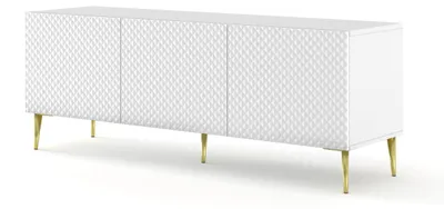 Produktbild von raumhirsch Modernes TV Lowboard Ravenna 150 cm mit Hochglanz Fronten und Stauraum