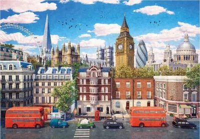 Image de Gibsons, collection "Ruelles de Londres", 500 pièces