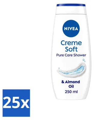 Produktbild von 25 x NIVEA Rich Moisture Soft Duschcreme - 250 ml - Vorteilspackung - 25 Stücke