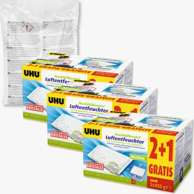 Produktbild von UHU 47135 Luftentfeuchter Nachfüllbeutel 10x450g