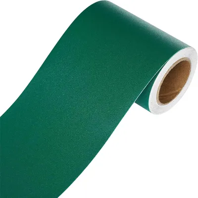 Imagen del producto de Cinta decorativa autoadhesiva, color verde oscuro, 7,5 x 600 cm, de PVC, para paredes
