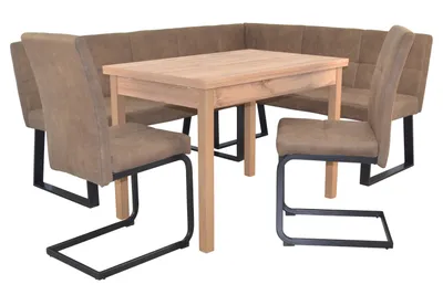 Produktbild von 4tlg. Eckbankgruppe Schenkelmaß 190x150 cm