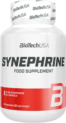 Obrázok produktu pre BioTech USA Synephrine 60 kapsúl / Synefrín / Výživový doplnok s obsahom extraktu z horkého pomaranča