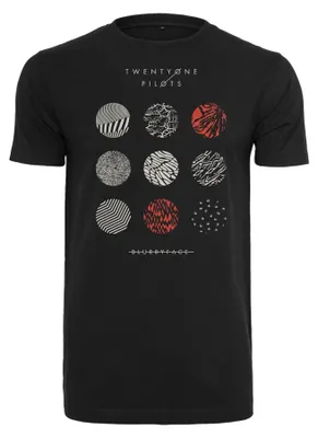 Produktbild von MerchCode - "Pattern Circles" T-Shirt für Herren TN2623 (M) (Schwarz)