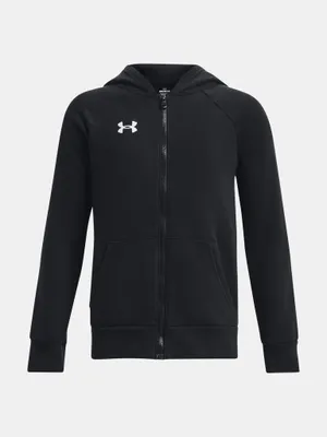 Produktbild von Under Armour Ua Rival Fleece Fz Hoodie-Schwarz 1379794-001__YMD