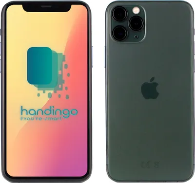 A front and back view of an Apple iPhone 11 Pro Max.