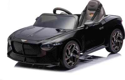 Produktbild von Elektrisches Kinderauto Bentley Bacalar 12V, schwarz , Türen öffnen nach oben, 2,4 GHz Fernbedienung, LED-Beleuchtung, USB/AUX-Anschluss, Federung, Lithium-Akku, 2 x 25W Motor, ORIGINALE Lizenz