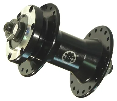 Produktbild von Nabe Vorderrad 6 Loch Disc schwarz 36 Loch