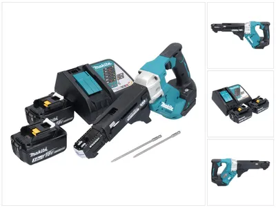 Immagine prodotto di Makita DFR551RF Avvitatore automatico a batteria 25 - 55 mm 18V Brushless + 2x batterie 3.0Ah + caricabatterie