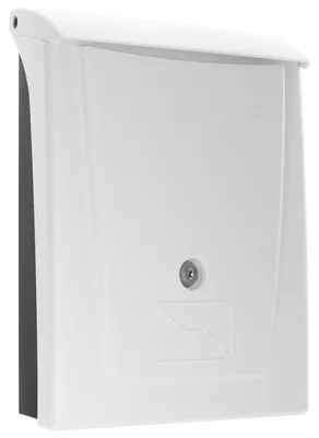 Produktbild von Profirst Mail PM 780 Kunststoff Briefkasten Schwarz Weiß