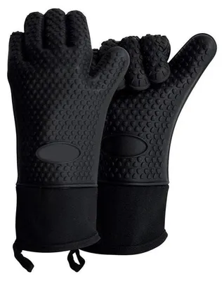 Produktbild von Hitzebeständige Silikonofenhandschuhe, 2 Stück