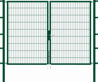 Obrázek produktu pro Alberts 648237 Doppeltor Flexo mit Zubehör, grün, Breite 250 cm, Höhe 180 cm