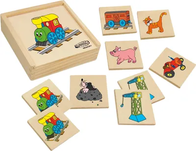 Immagine prodotto di KINDER MERKSPIEL Gioco di memoria in legno per bambini Gioco di memoria in legno