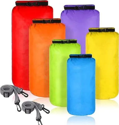 Produktbild von Famanu Wasserfeste Trockenbeutel - Set aus 6 Beuteln in verschiedenen Größen