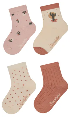 Obrázok produktu pre Ponožky Sterntaler, balenie po 4 ks, motív kaktus