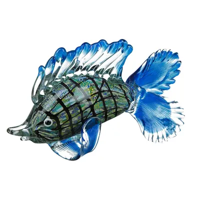 Immagine prodotto di Casablanca Figur, Fisch, "Rainbow", Glas, blau, grün, , L. 10 cm, B. 28 cm, H. 20 cm 39951