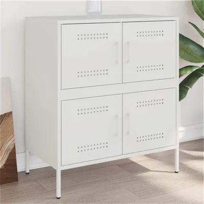 Obrázek produktu pro vidaXL Příborník bílý 68x39x79 cm ocelový