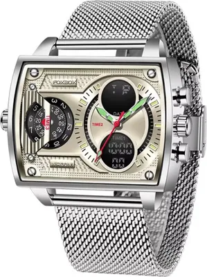 Immagine prodotto di Orologio FOXBOX RE-34953 - Argento per Uomo KP34953