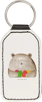 Produktbild von Mr. & Mrs. Panda schlüssel anhänger Bär Gefühl - Weiß - Geschenk, Taschenanhänger, Durchgedreht, Schlüsselanhänger, Verrückt, für, Teddy, Mit Spruch, schlüsselbund
