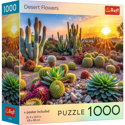 Produktbild von TREFL Puzzle Pflanzen in der Wü ste 1000 dlks