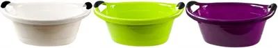 Produktbild von Centi Wanne mit Griff pastellgrau 25L 27x62x43 cm